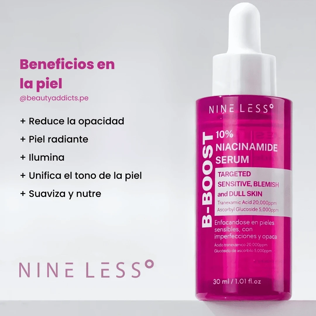 NINELESS - Sérum Facial con Niacinamida B- n Facial con Niacinamida Boost 10% Niacinamide Serum [30ml] 2