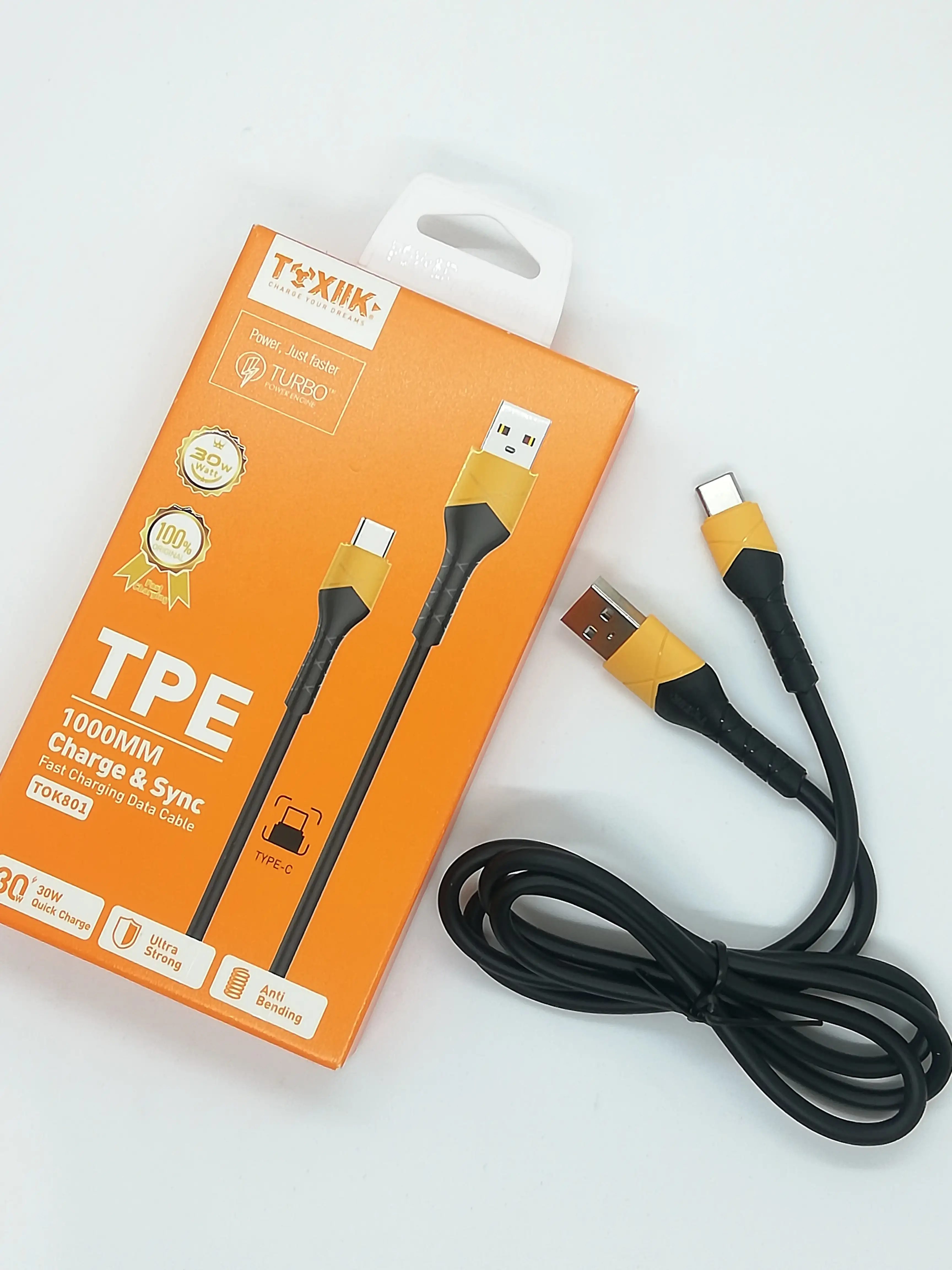Cable tipo c carga rapida 
