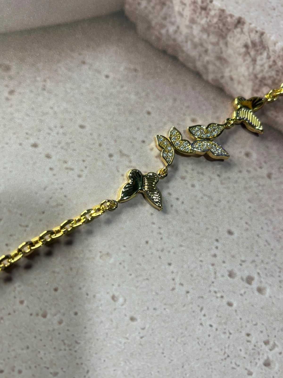 pulsera oro laminado 