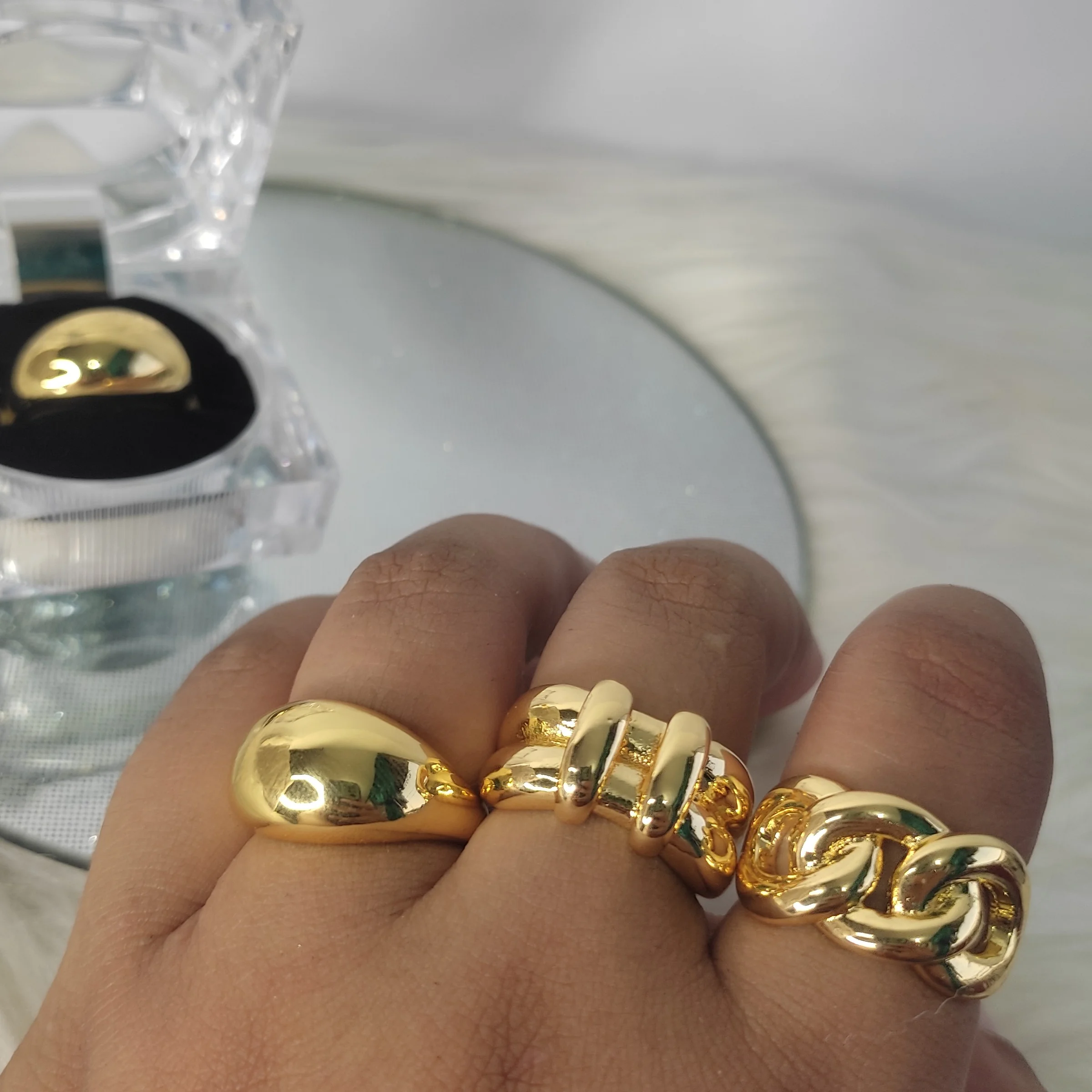 ANILLO AJUSTABLE CHUNKY DINA  2