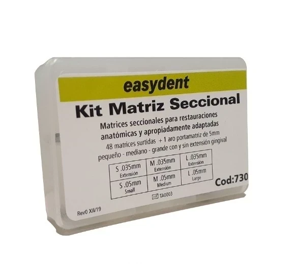 MATRIZ SECCIONAL KIT 48 MATRICES +1 ARO - EASYDENT