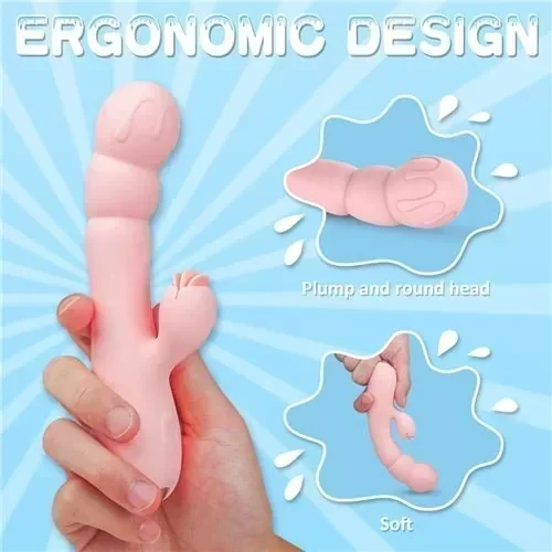 VIBRADOR FROZEN RECARGABLE 9 FUNCIONES 2 MOTORES 7