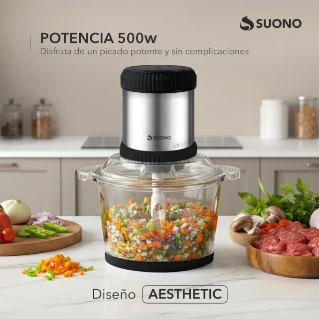 Picadora Procesadora de Alimentos 2L