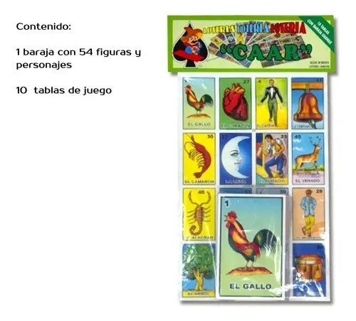 loteria chica carton