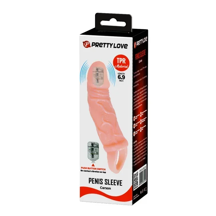 Extencion 3cm Penis Sleeve con vibracion 2