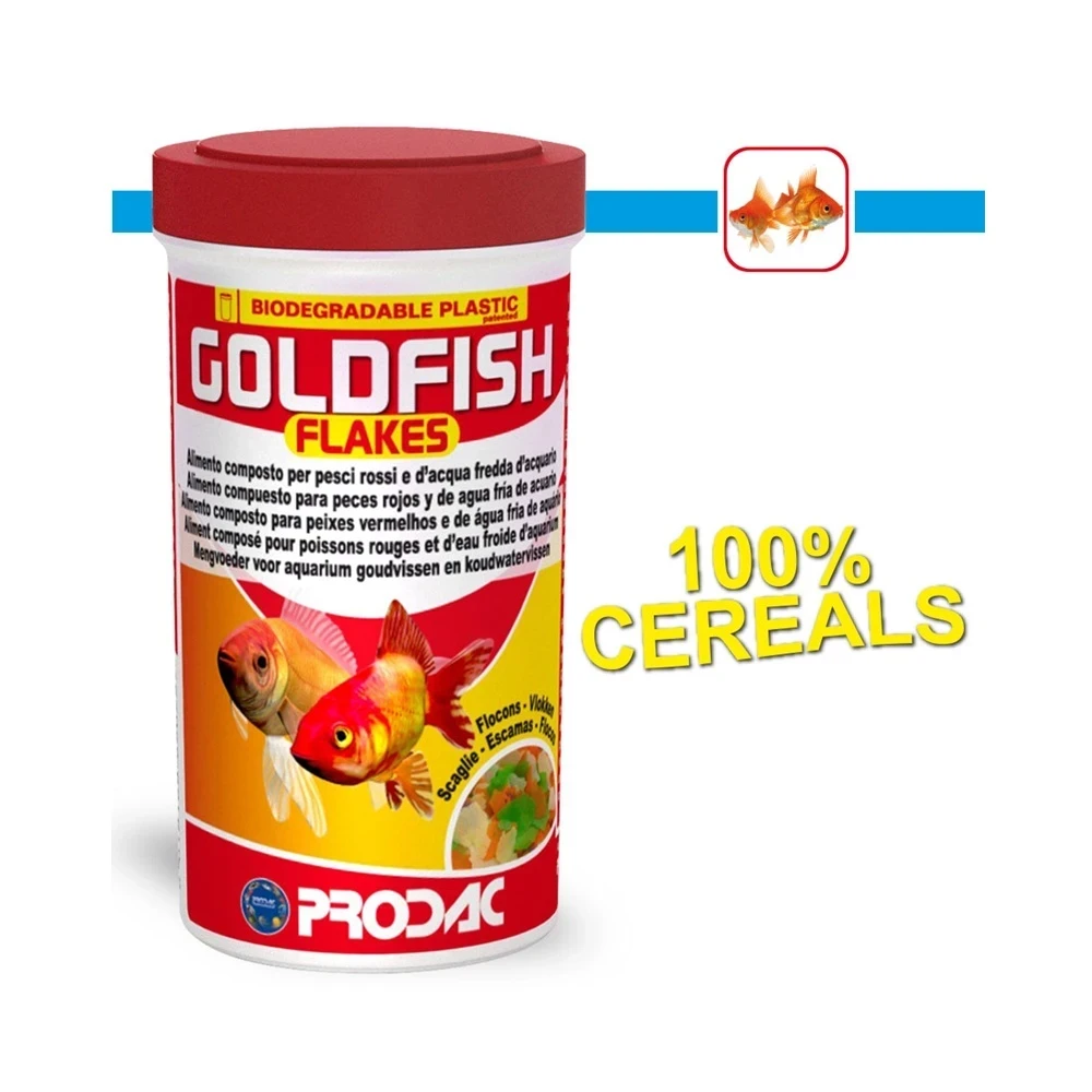 Alimento en escamas para Goldfish - Goldfish Flakes Prodac x 50 grs.