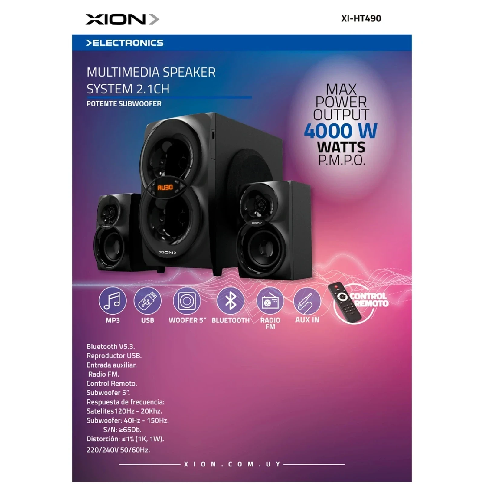 Home Teather 4000w 𝙓𝙄𝙊𝙉 3