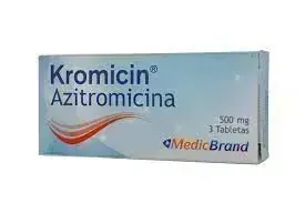 KROMICIN 500 MG X 3 TAB AZITROMICINA MEDIC BRAND