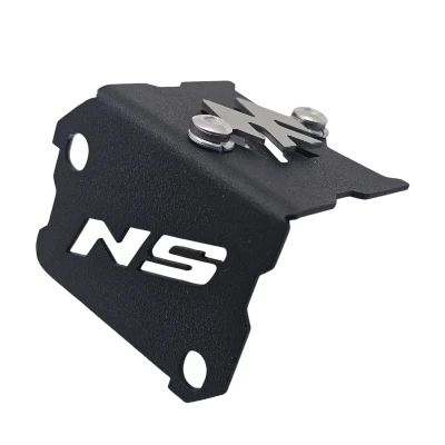 NS 200 / P. freno delantero acero negro logo 3d cromado ML