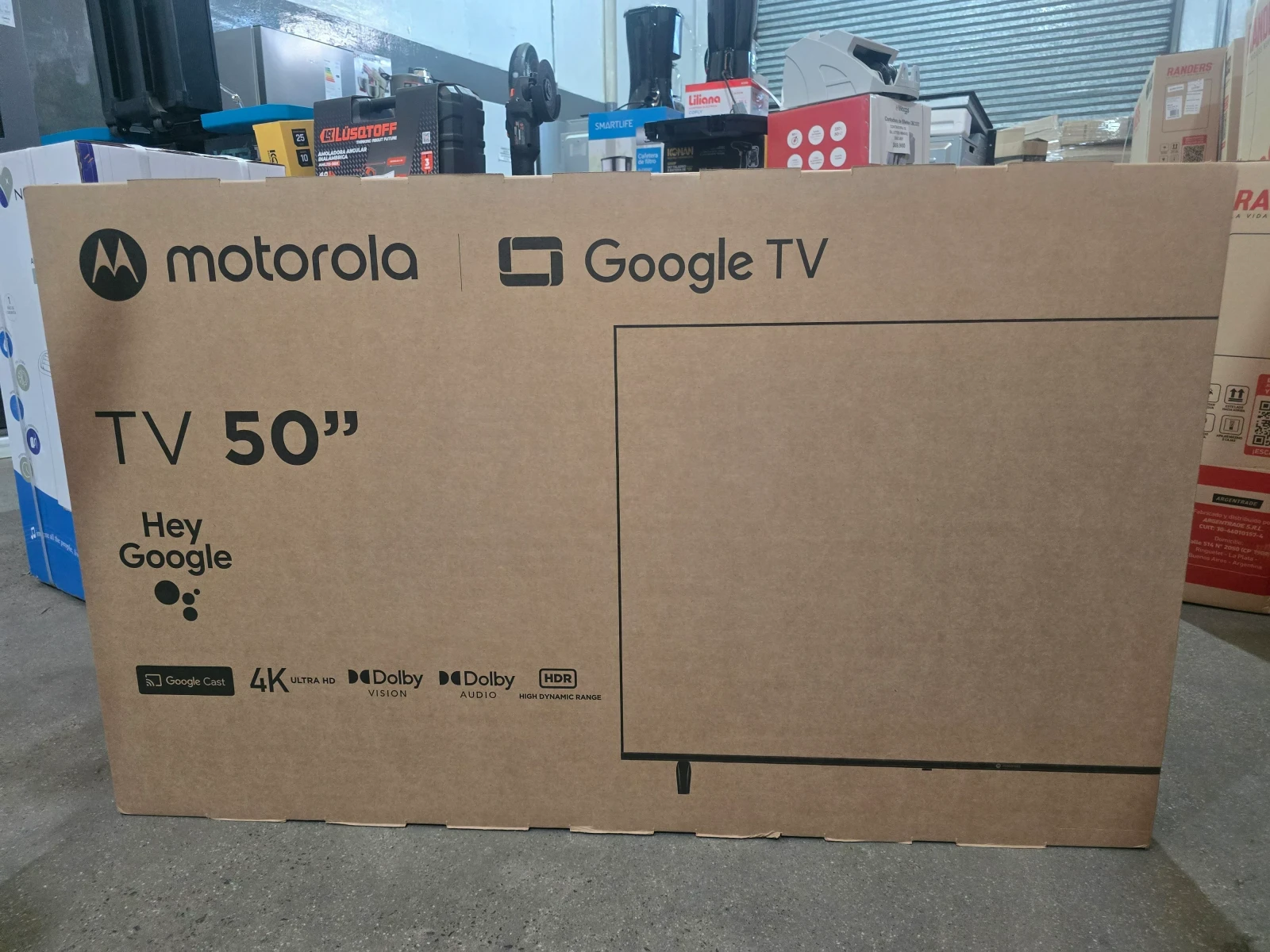 Smart 4K Motorola 50" Google Tv Sint Digital/Hdmi/Usb