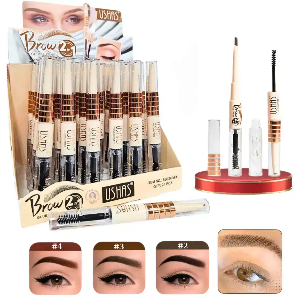 3 Delineadores Rectráctil + Gel Fijador (3 Tonos)