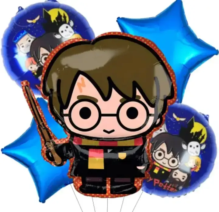 Set de 5 globos Harry Potter 