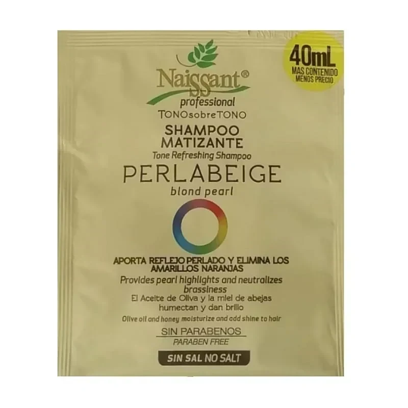 naissant shampoo sobre x40 beige perla