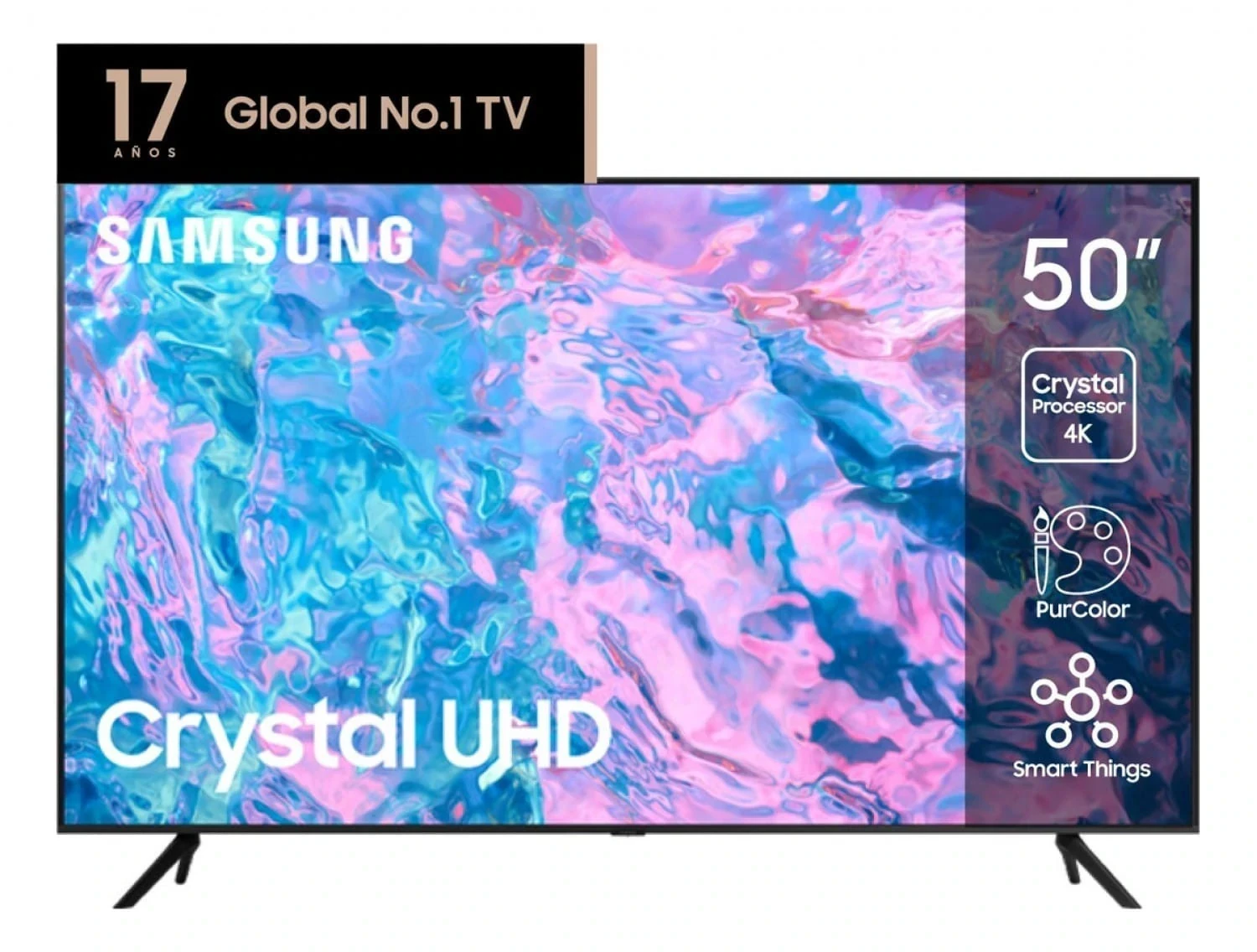 SMART TV SAMSUNG 50" UHD 4K CRYSTAL HUD