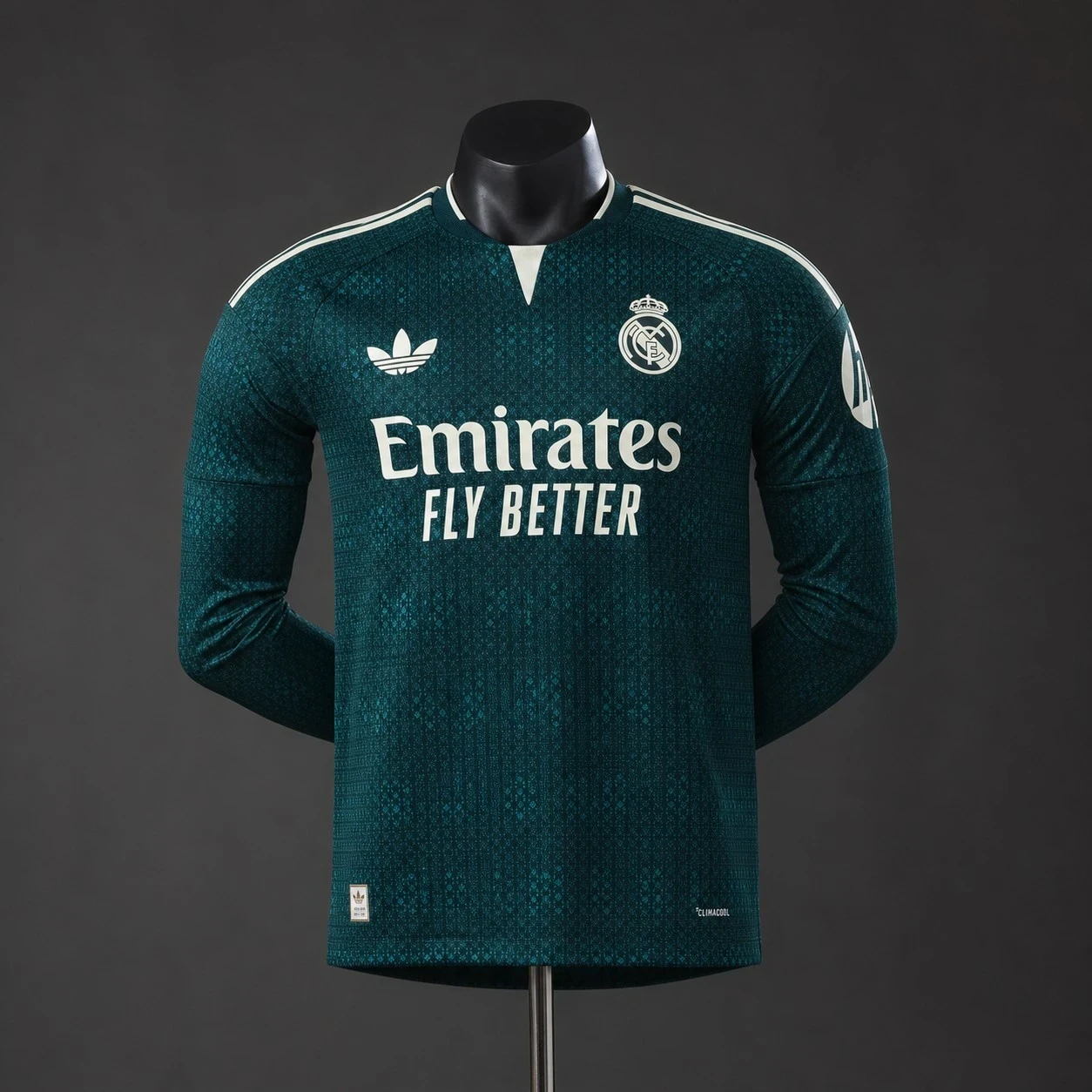 CAMISETA MANGA LARGA REAL MADRID VISITA 26/27
