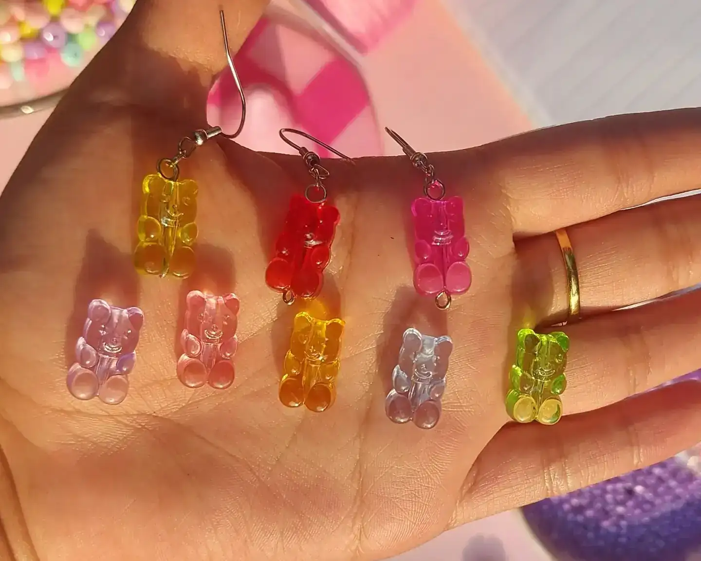 Aretes de osito 