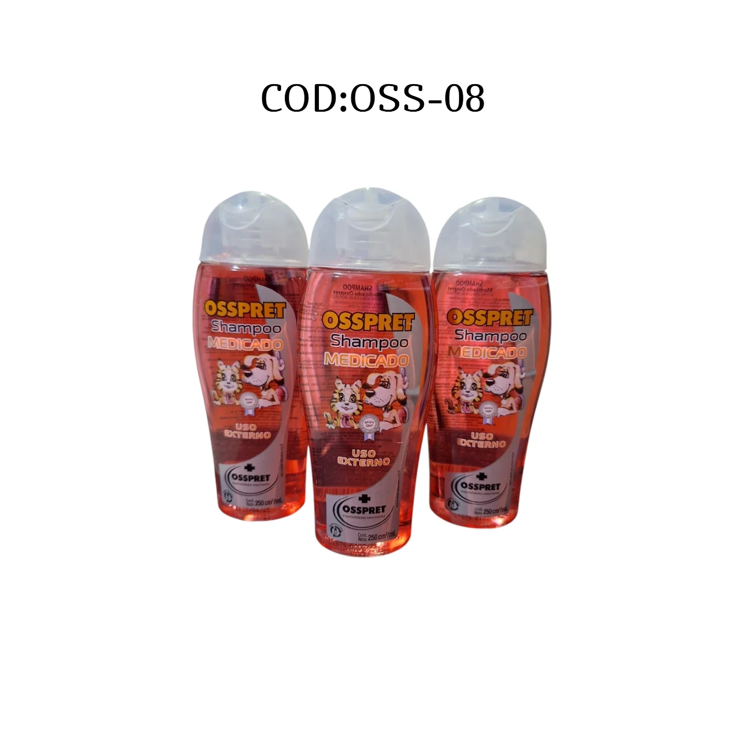 SHAMPOO OSSPRET MEDICADO 