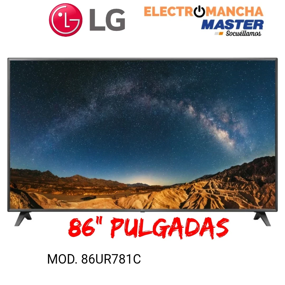 TELEVISION LG 86UR781C 86" PULGADAS 4K SMART TV 