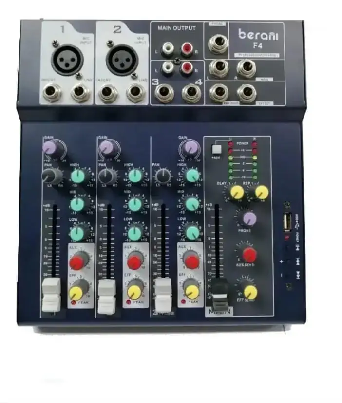 CONSOLA PEQUEÑA DE AUDIO DE DE 2 CANALES ITALY AUDIO  2