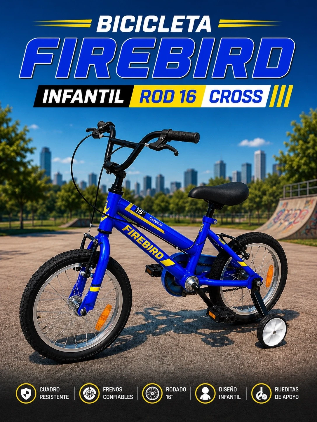 BICICLETA FIREBIRD CROSS ROD 16 INFANTIL