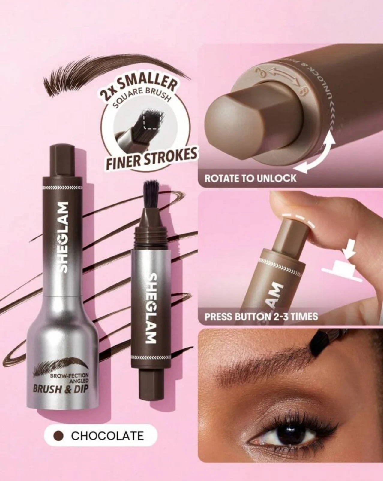 DELINEADOR DE CEJAS CHOCOLATE 3