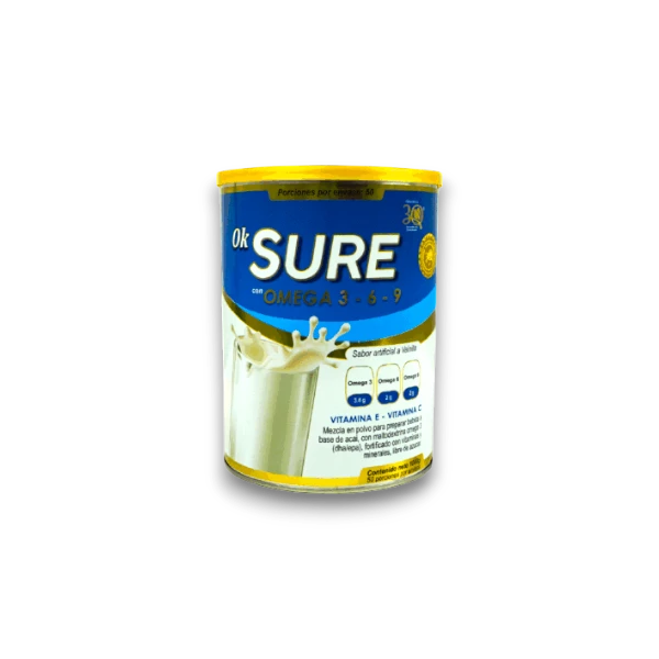 OK SURE (OMEGA-3-6-9) X 1000 GR FRESA