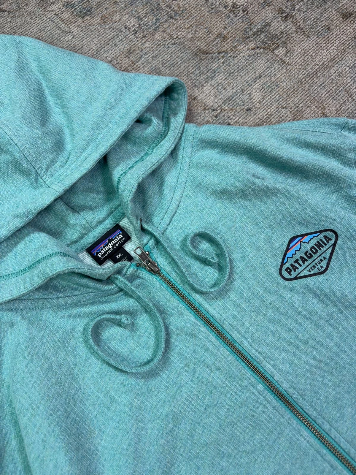 PATAGONIA VENTURA CA ORGANIC COTTON FULL-ZIP HOODIE 6