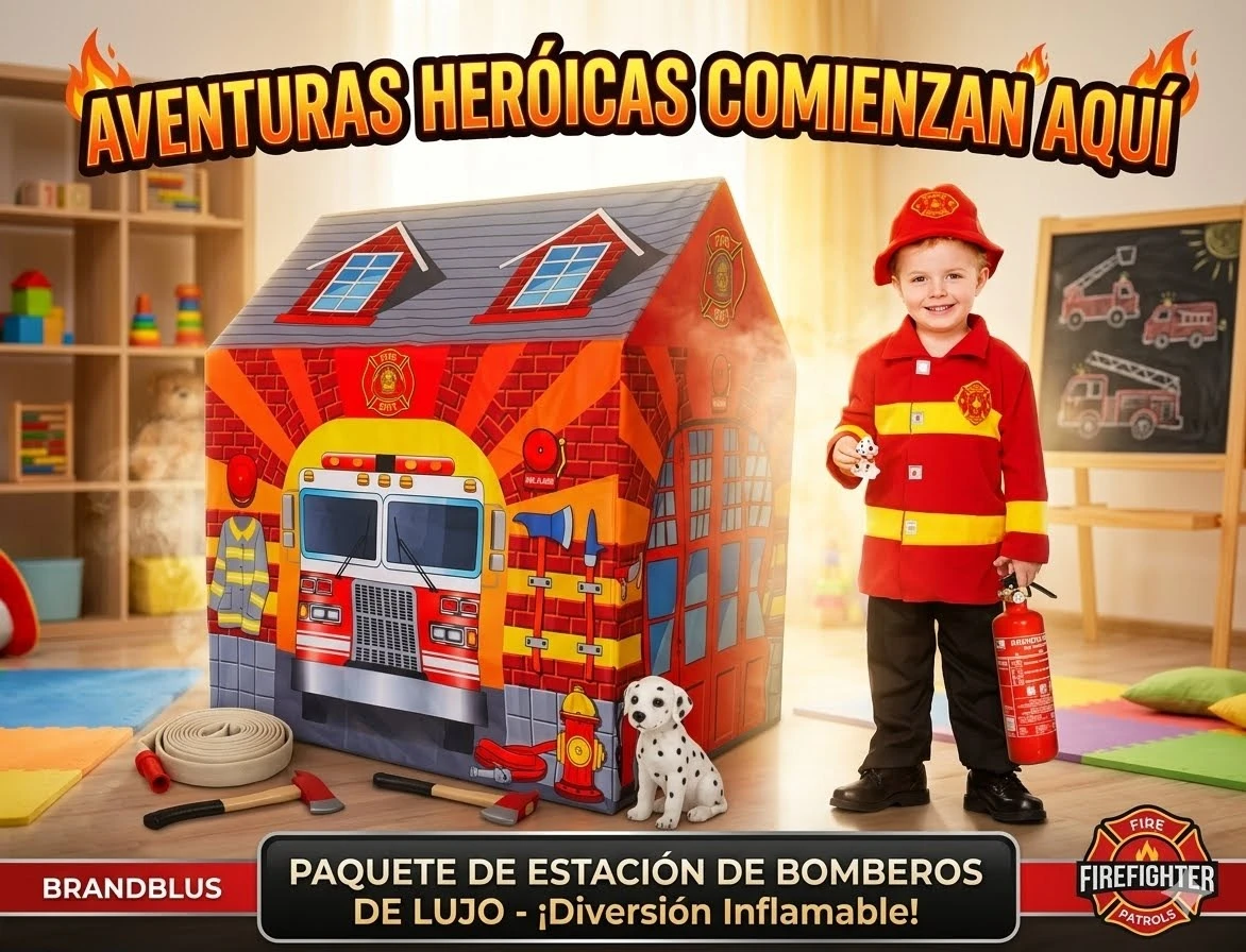 CASITA BOMBERO NIÑO