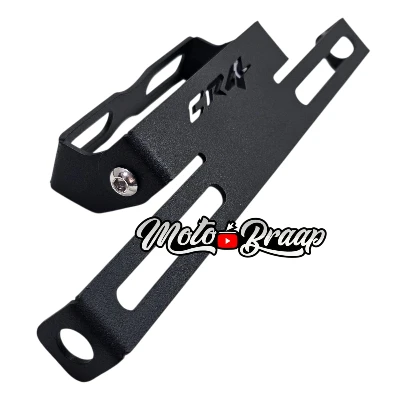 AKT CR 4 Fender porta placa acero negro ML