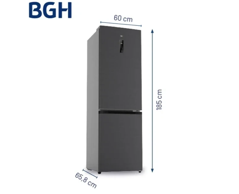 HELADERA BGH NO FROST 312LTS DARK/INOX INVERTER 2