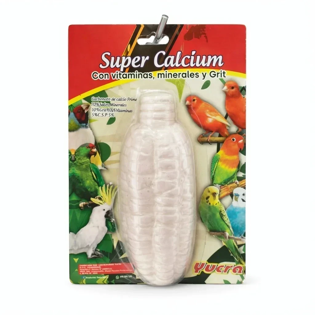 Super Calcium Para Aves – Calcio Con Vitaminas, Minerales Y Grit