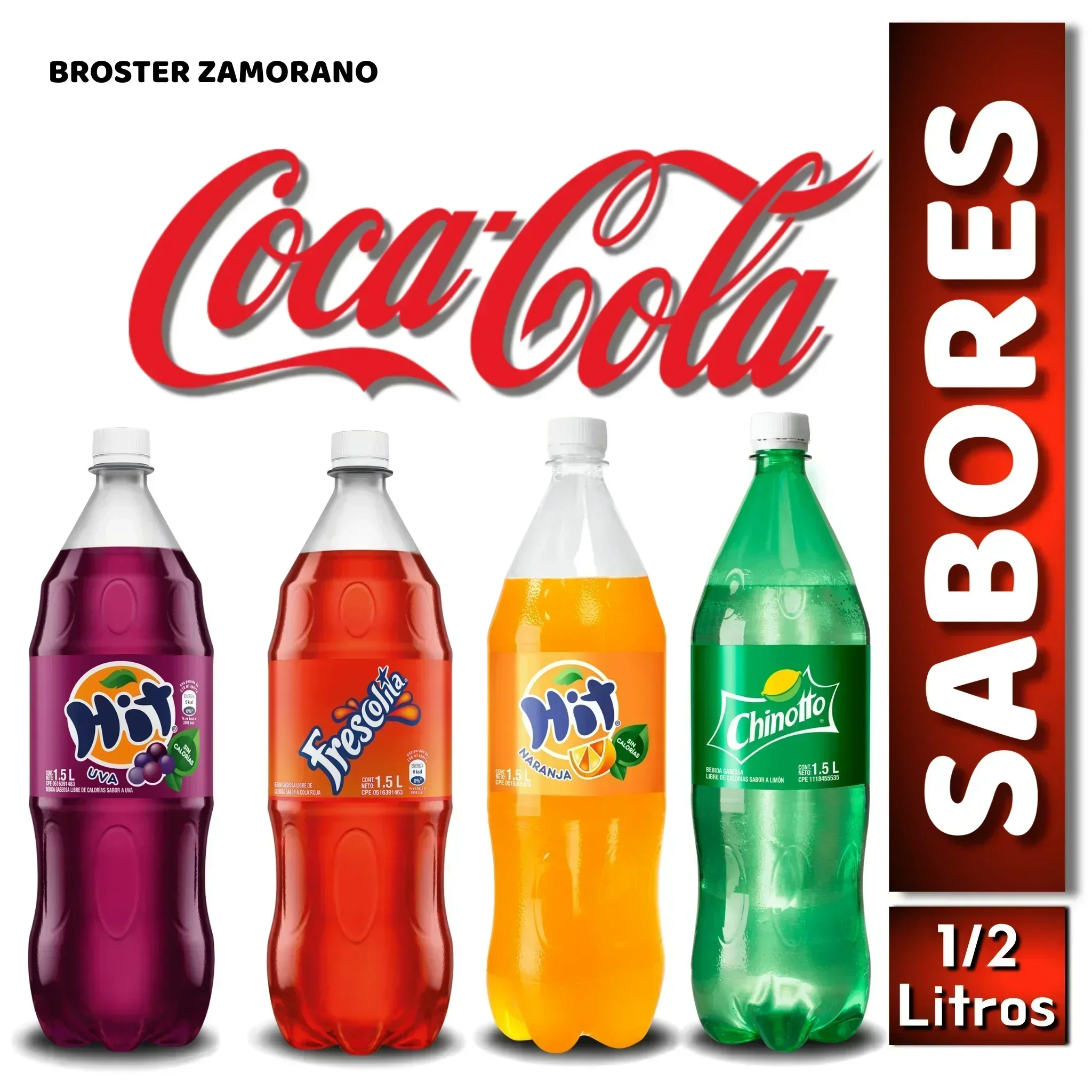 Litro 1/2 Sabores