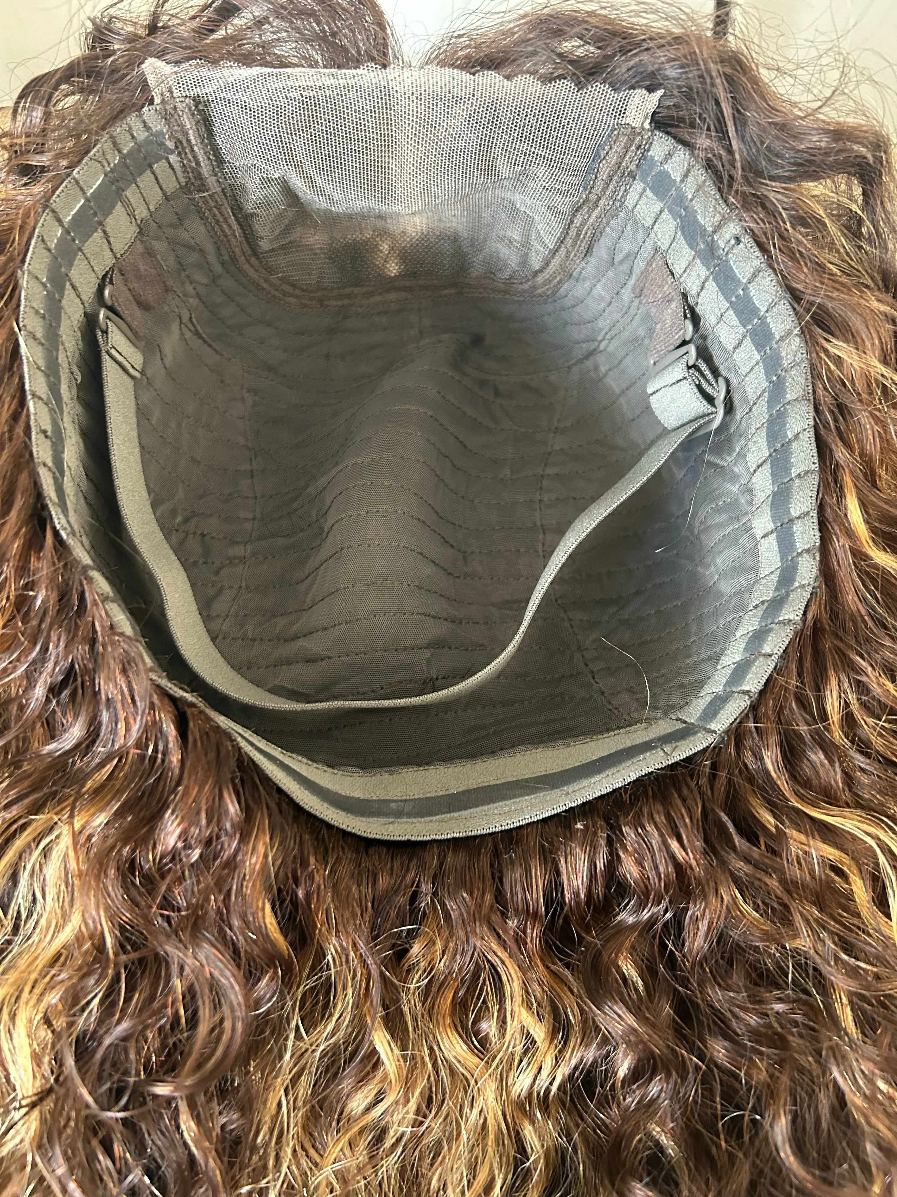 Peluca de cabello humano sin pegamento, 4/27 con reflejos rizados, cierre de encaje, pelucas precortadas 4x4 HD 12”  8