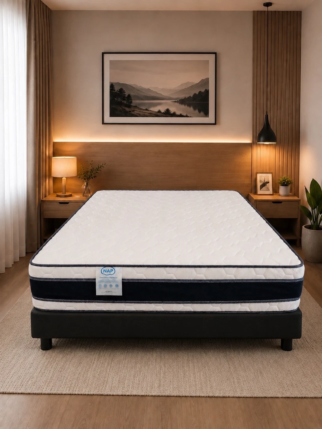 SOMMIER SNAP 2 PLAZAS DOBLE PILLOW 