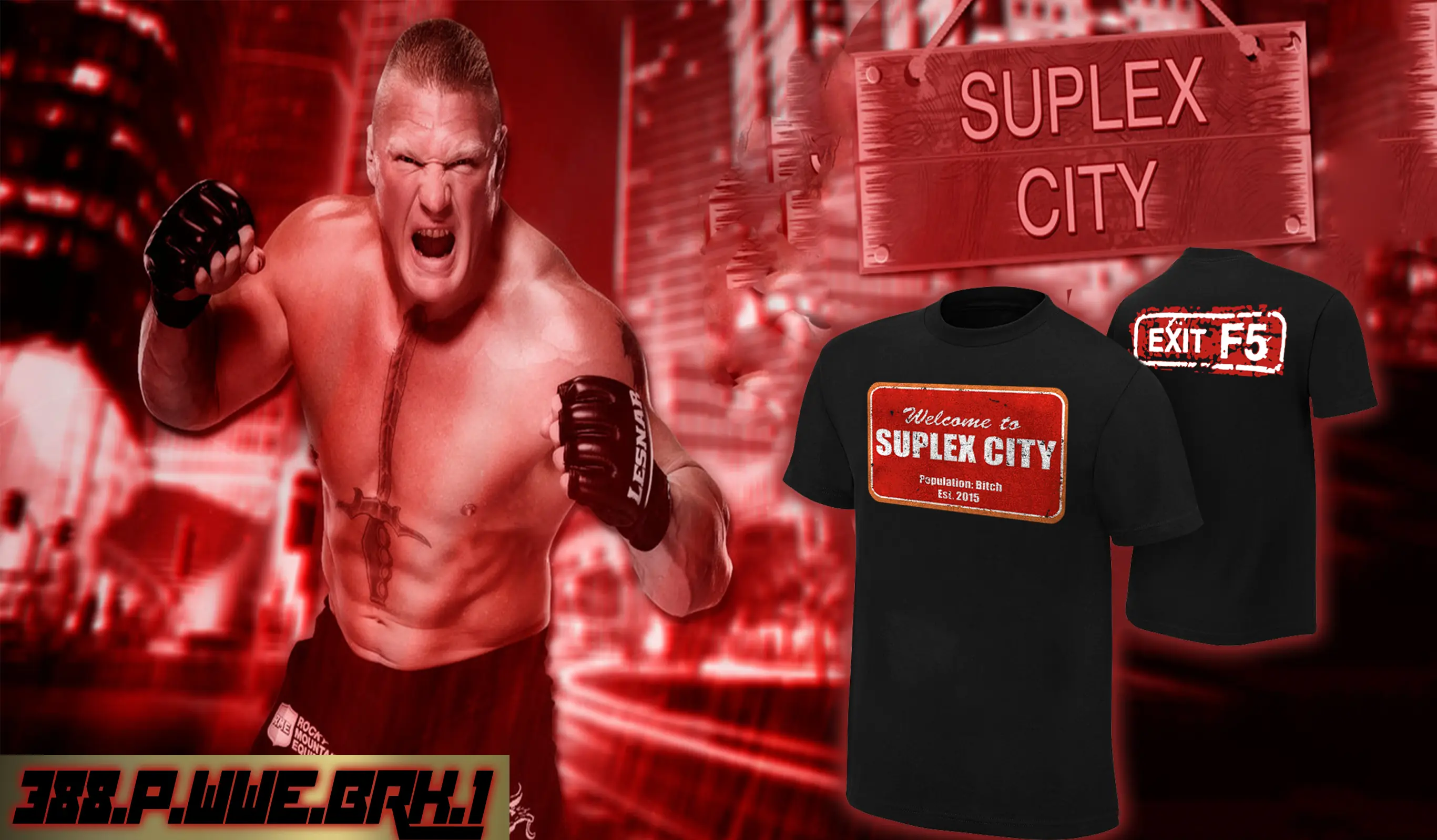 388.P.WWE.BRK.1(brock lesner)
