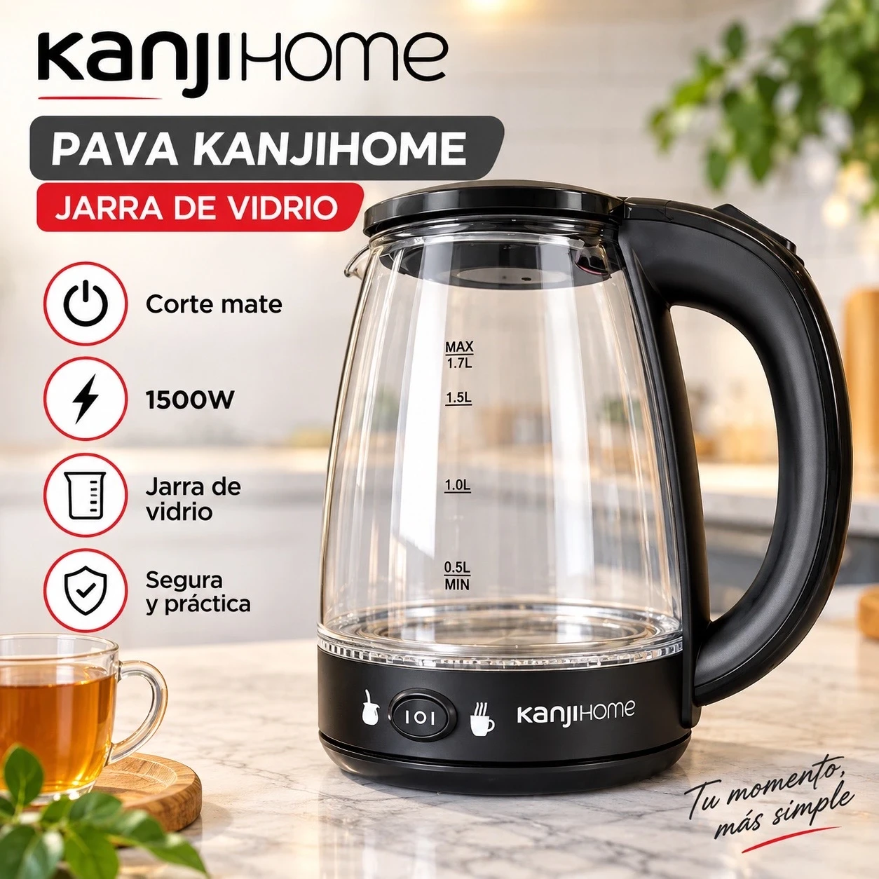 PAVA KANJI KJH-PE15001M VIDRIO CORTE DE MATE