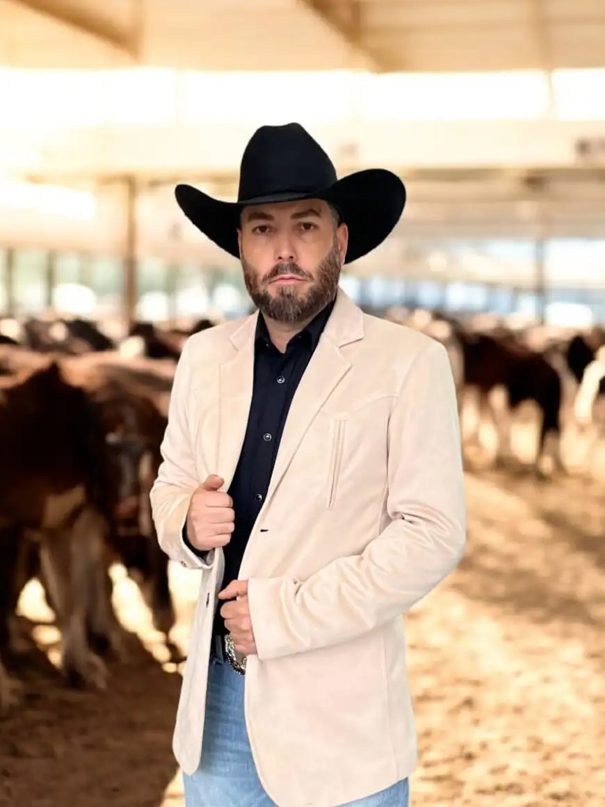 SACO VAQUERO HUESO CABALLERO 