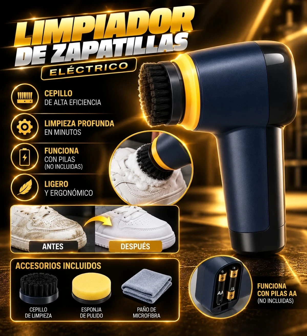 LIMPIADOR ELÉCTRICO DE ZAPATILLAS