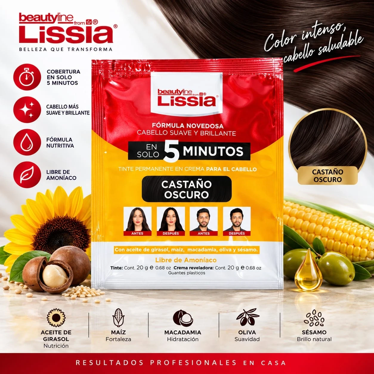 lissia tintura 5 minutos sobre color castano oscuro.jfif