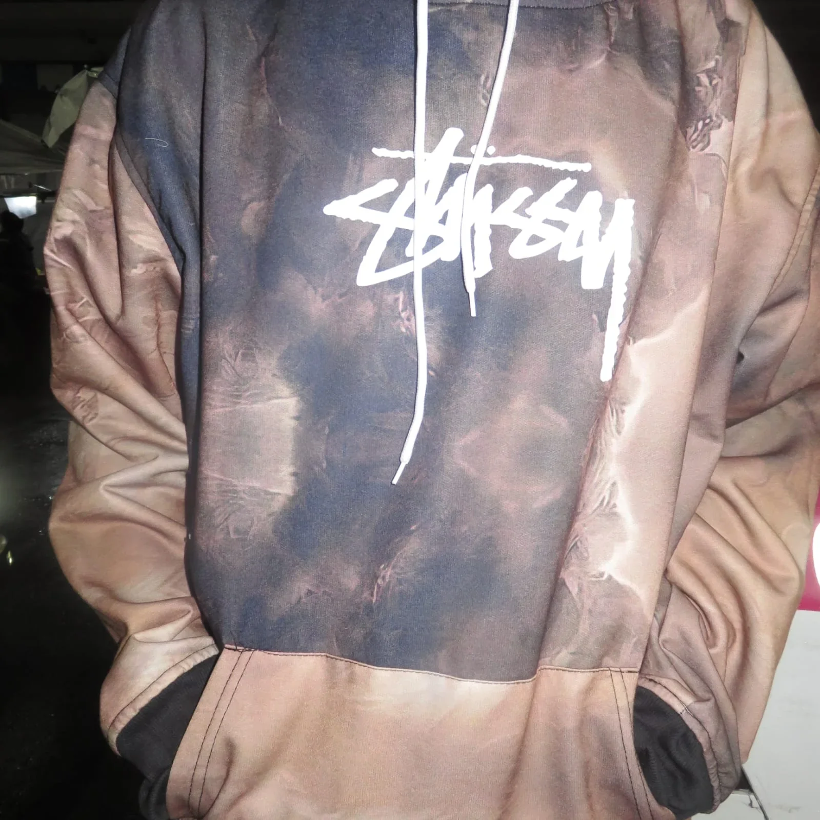 Sudadera Stussy bardadi café 2