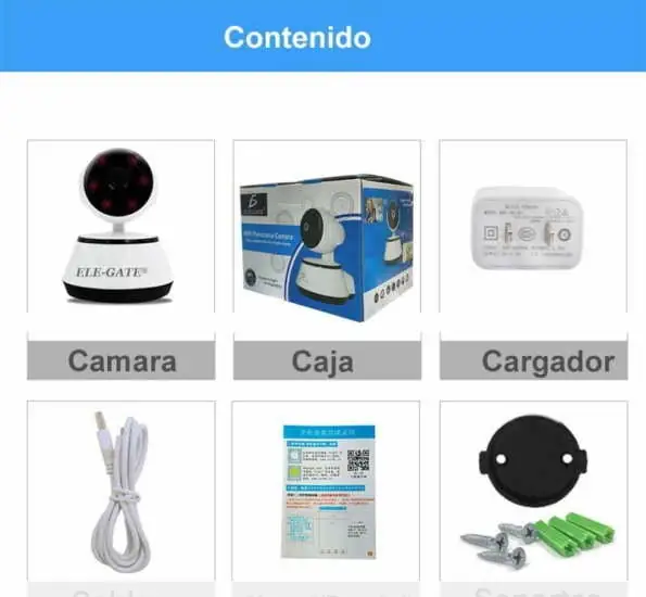 Camara De Seguridad Wifi HD Con Alarma  4