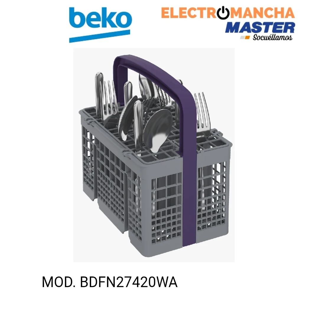 LAVAVAJILLAS BEKO BDFN26420WA AUTODOSE 14 CUB. E 7