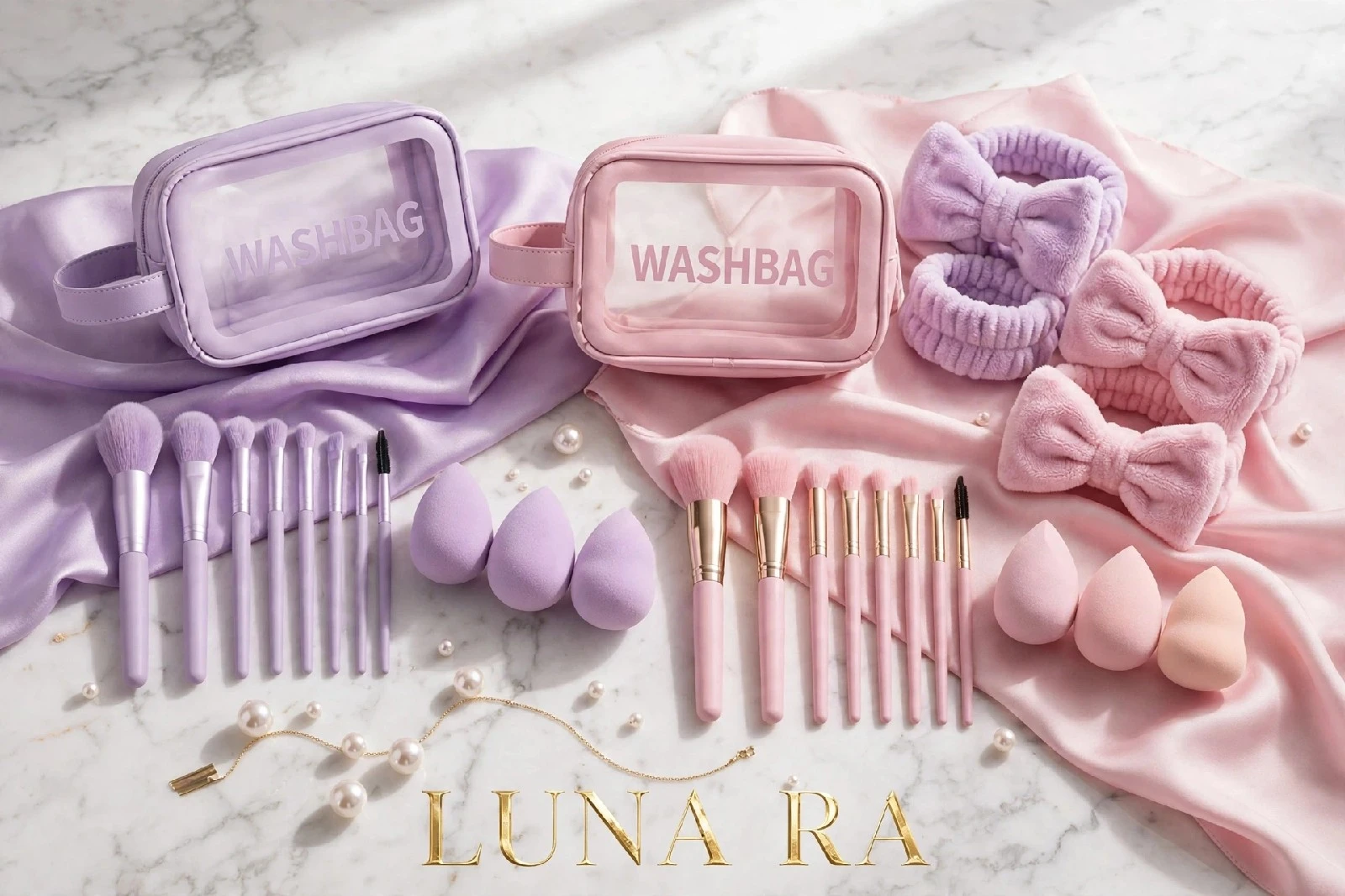 SET DE BROCHAS Y ESPONJA 🧽 DE MAQUILLAJE 