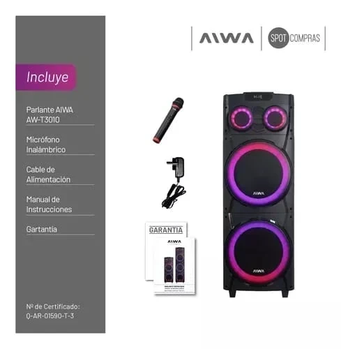 PARLANTE AIWA AW-T3010