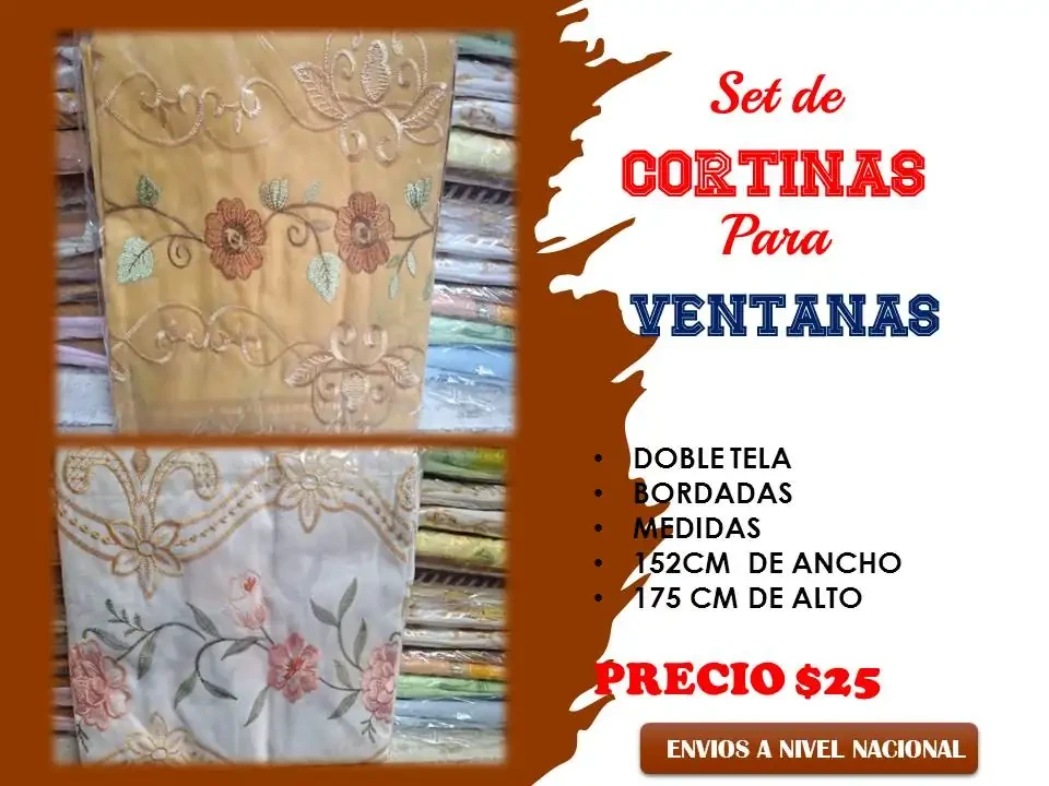 Set de cortina para ventana  4