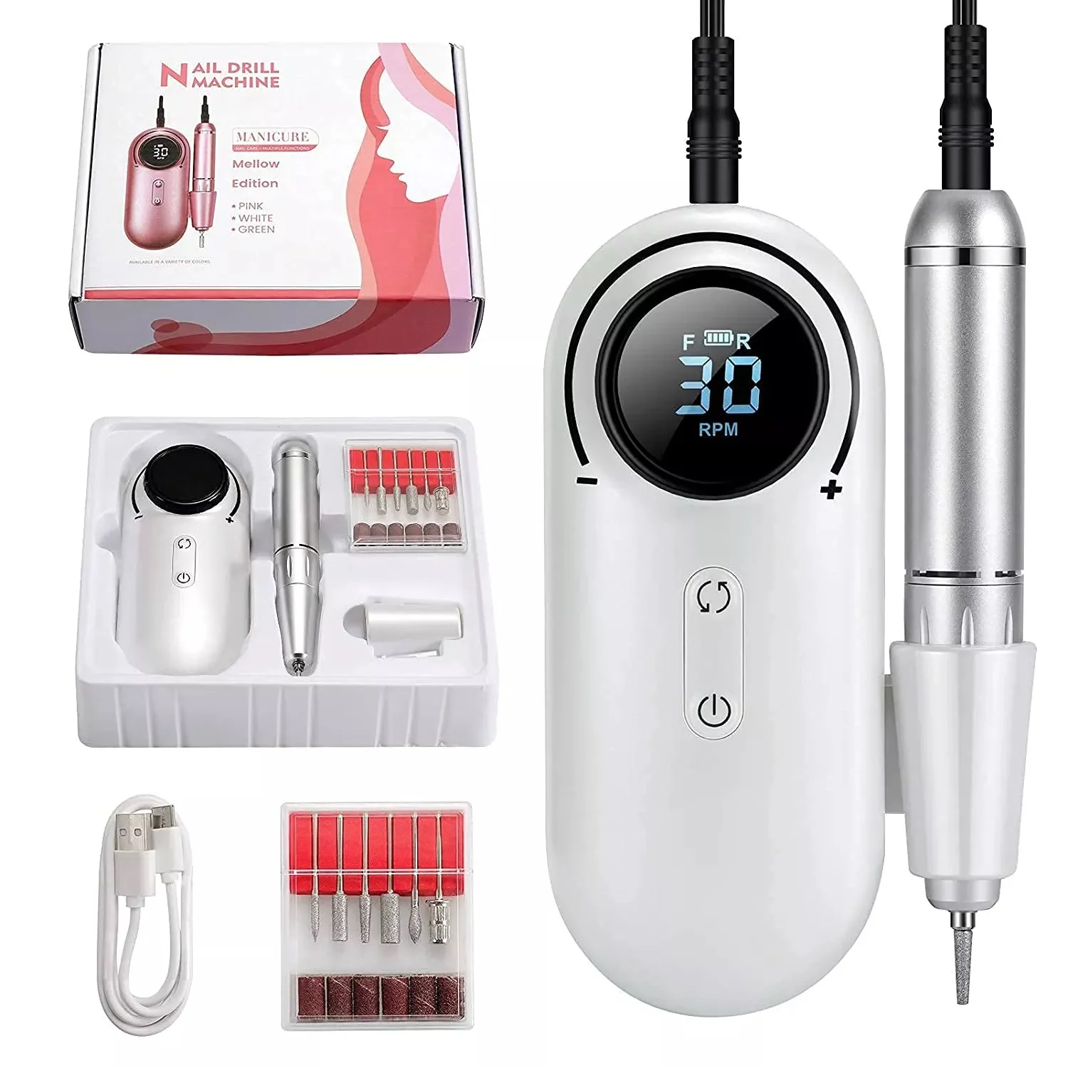 Pulidor de Uñas Portatil Recargable  Inalámbrico 2