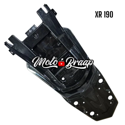 PL XR 190 L Guardabarro trasero negro IMGUT83 OKL