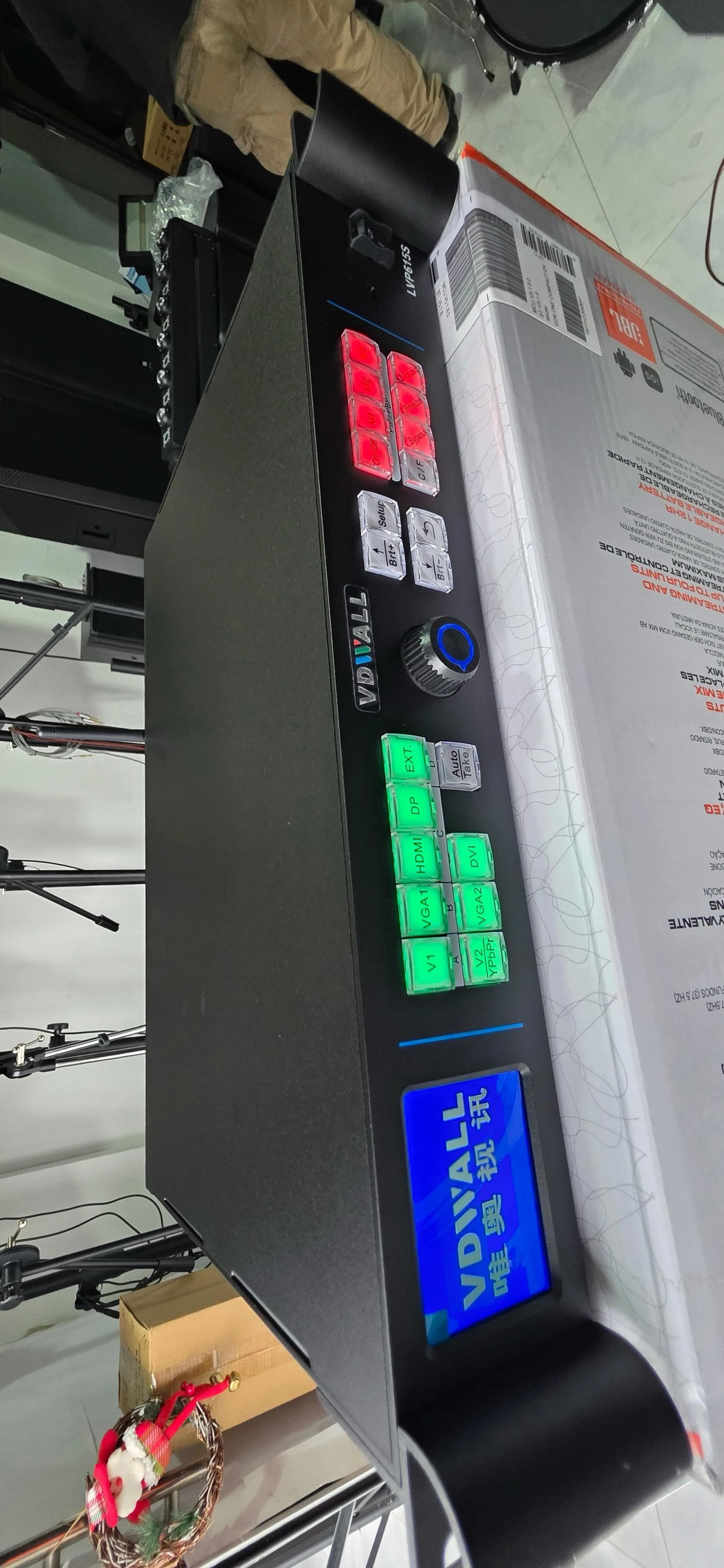 -PROCESADOR DE VIDEO LBP-615S con doble salida de video para  2