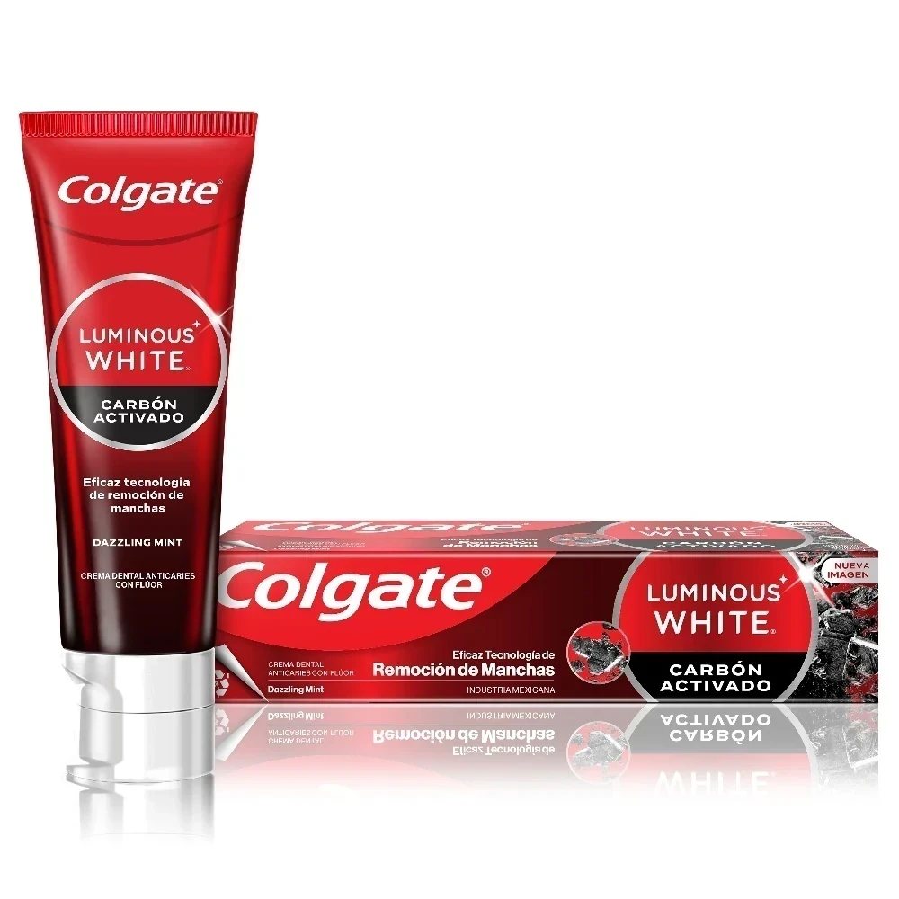 COLGATE LUMINUS WHITE CARBON ACTIVADO 106G