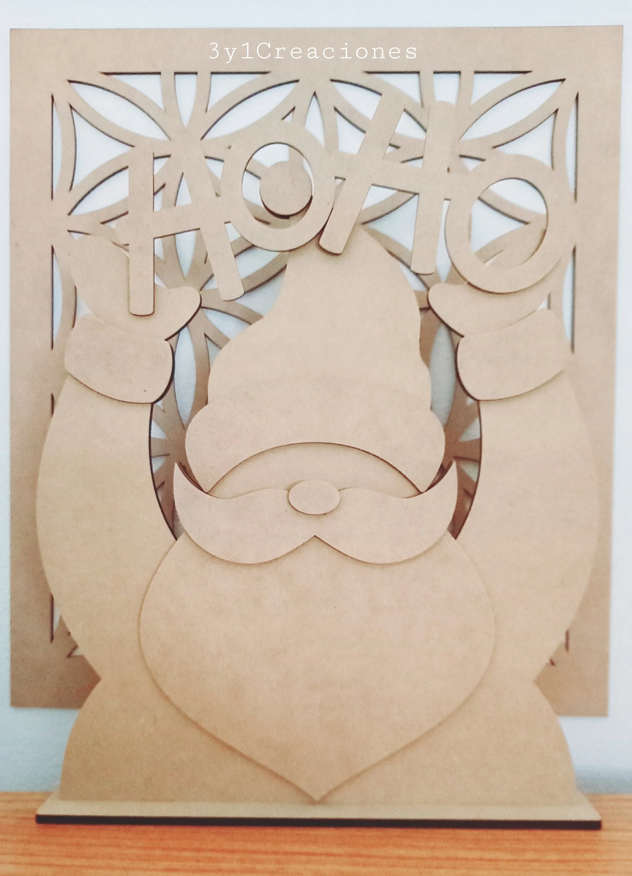 PAPÁ NOEL CON BASE HOHO